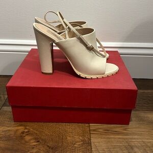 Valentino peep toe sandal size 40
